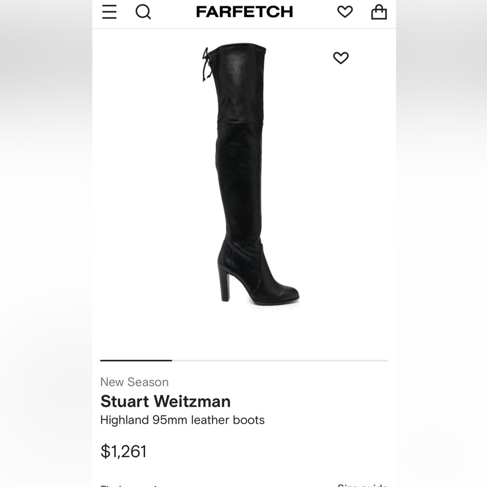 Stuart Weitzman leather boots